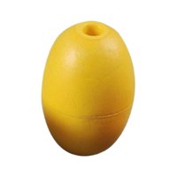Ioensy - Boya Flotante En Forma De Oliva, Boya Con Bola, Flotador De Aguas Profundas Para Barcos, Muelle, Piscina, Amarillo