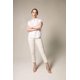 thumbnail image 2 of Camisa LE REUSSI para mujer con cuello redondo, color blanco, talla S, 2 of 5