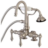 Grifo Para Bañera Con Patas Kingston Brass Aqua Vintage Con Ducha De Mano