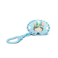 Suavinex - Broche Pinza Ovalado Indio Azul