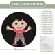 thumbnail image 2 of El Mundo De Ryan theme Fitted Round Tablecloths Elastic Edged Table Covers Waterproof Table Cloth For Kitchen Holiday Party Tables Decor 120cm, 2 of 6
