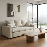 Luzyhogar - Sofá Madrid 160Cm - Lino Crudo