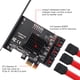thumbnail image 2 of Tarjeta SATA PCIe MZHOU de 6 puertos con 6 cables de 6 Gbps para SATA 3.0, 2 of 7
