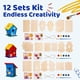 thumbnail image 2 of Neliblu 12 Pack DIY Bird House Kits for Kids, 3 Unique Shapes, 2 of 3