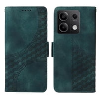 Carcasa Foxdock Xiaomi Redmi Note 13 5G De Cuero Pu, Diseño Acolchado Clásico, Protección Contra Caídas Y Rayones