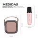 thumbnail image 2 of Mini Parlante Karaoke Bluetooth Con Microfono Portatil Rosado, 2 of 5