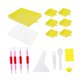 thumbnail image 3 of Kits De Bandejas Para Pinturas De Diamantes 5D, Bandejas De Clasificación De Cuentas Para Manualidades, Color Amarillo, 3 of 5