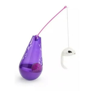 Defensor - Juguete Interactivo Para Gatos (Mono Porfiado) Lila