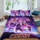 thumbnail image 2 of Guardianes de la Galaxia Conjunto de sábanas temático, trío de piezas, cómodo y amigable con la piel, diseño único, regalo de decoración para el hogar para familiares, amigos y fans,135cm *200cm, 2 of 6
