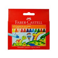 Faber-Castell - Lápices De Cera 12 Colores
