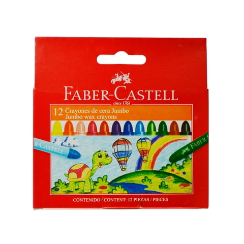 Faber-Castell - Lápices De Cera 12 Colores