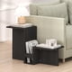 thumbnail image 1 of Mesa lateral Furinno BOYATE con forma de valle y porta revistas, 1 of 6