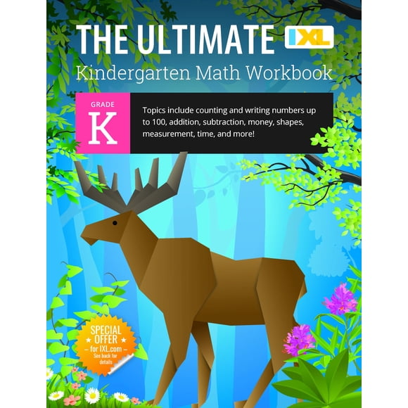 Cuaderno de trabajo IXL Learning Ultimate Kindergarten Math con plan de estudios