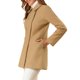 thumbnail image 4 of INSPIRE CHIC Abrigo de Mujer con Cuello Peter Pan Doble Botonadura Trinchera de Invierno Caqui XS, 4 of 7
