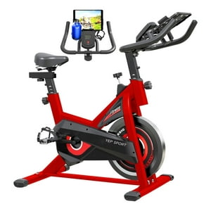 Yep - Bicicleta De Spinning Deluxe Extra Confort Rojo