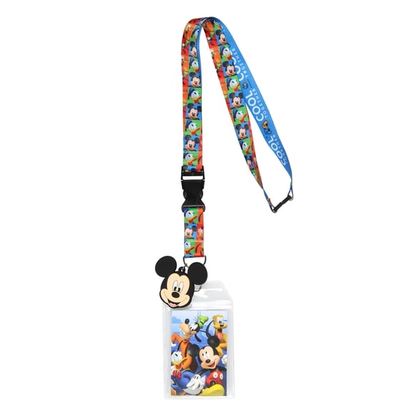 Cordón Disney Mickey and Friends The Cool Crew con soporte para identificación