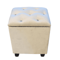 Muebles Rimar - Pouf Baul Crudo Diamante 40*33*45 Rimar