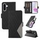 thumbnail image 2 of Funda Cartera para Samsung Galaxy A36 5G con Tarjetero Soporte y Correa Negro, 2 of 6