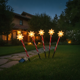 thumbnail image 2 of Set 5 Estacas Solares Navidad Estrella LED Jardín 25cm Luz, 2 of 9