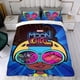 thumbnail image 4 of Chica Luna Conjunto de sábanas temático, trío de piezas, cómodo y amigable con la piel, diseño único, regalo de decoración para el hogar para familiares, amigos y fans,140cm *210cm, 4 of 6