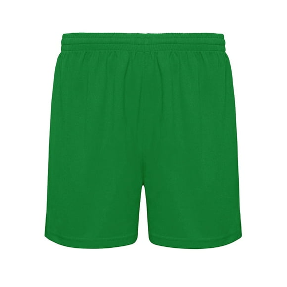 Short Deportivo Fútbol Polyester Sin Malla Infantil Talla 6 Verde