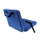 thumbnail image 5 of Gradas extra anchas con respaldo, cojín para pesca, asiento para jardín, patio, camping, senderismo, color azul, 5 of 5