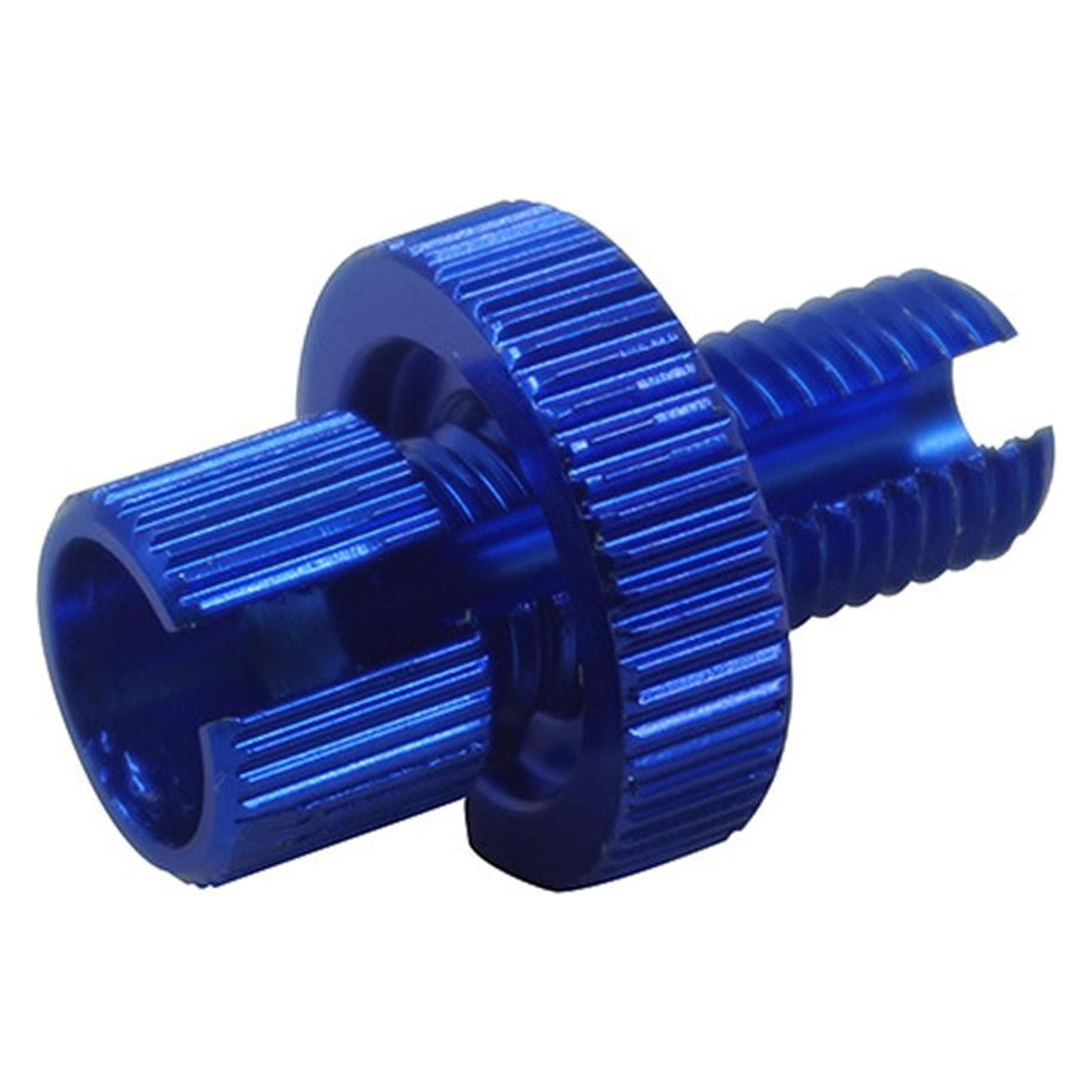 Magideal - Tornillo Ajustador De Cable De Freno De Embrague M10, 10mm, Resistente Al Desgaste, Aleación De Aluminio Duradera, Universal Para Motocicleta, Motocro Azul