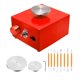 thumbnail image 2 of Mini Máquina De Rueda De Cerámica, Artesanía Eléctrica En Arcilla, Para Arcilla Que Forma Rojo, 2 of 5