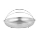 thumbnail image 4 of Cesta De Vapor De Acero Inoxidable, Diseño De Agujeros Finos, Lavadora De Arroz, Cesta Para Cocinar Al Vapor, Mango Interior S, 4 of 5