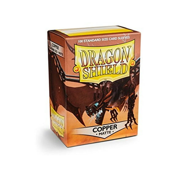 Dragon Shield Fundas protectoras de cubierta mate de 100 unidades de tamaño estándar (cobr