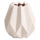 thumbnail image 3 of Flores Florero De Cerámica Decoración Del Hogar Planta Flores Florero Geométrico Blanco Cremoso, 3 of 5