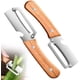 thumbnail image 1 of Pelador 2 pack mango madera antideslizante cuchilla acero frutas verdura, 1 of 8