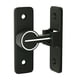 thumbnail image 2 of Puertas Cerradura Giratoria Seguridad Durable Servicio Pesado Giratorio Luminoso Antirrobo Hardware para El Dormitorio Del Hotel Interior Y Exterior B , Como se describe, 2 of 5