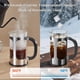 thumbnail image 5 of Cafetera French Press Veken de vidrio resistente al calor de 1 litro, 5 of 9