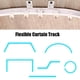 thumbnail image 5 of Riel curvo flexible para cortina de techo, soporte flexible para cortina de techo, riel curvo para ventanas suaves con ganchos metálicos, separador de ambientes y riel para techo., 5 of 5