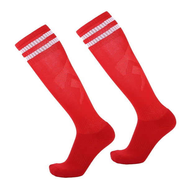 Calcetines de fútbol, calcetines de uniforme, calcetines de tubo hasta la rodilla, medias deportivas de algodón