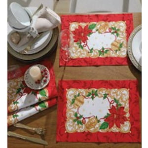 Zahr - Individual De Navidad Athenas 45X 31 Cm (Flores)