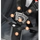 thumbnail image 3 of Silla De Comedor Para Bebés Con Cinturón De Seguridad Silla De Comedor Para Bebé Negro, 3 of 8