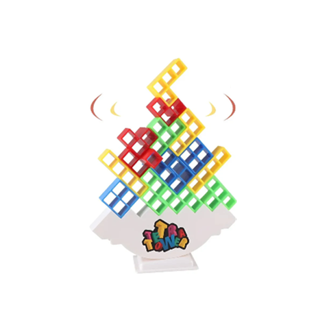 Genérico - Juego Didáctico De Balance Y Equilibrio Torre 32Pcs Multicolor