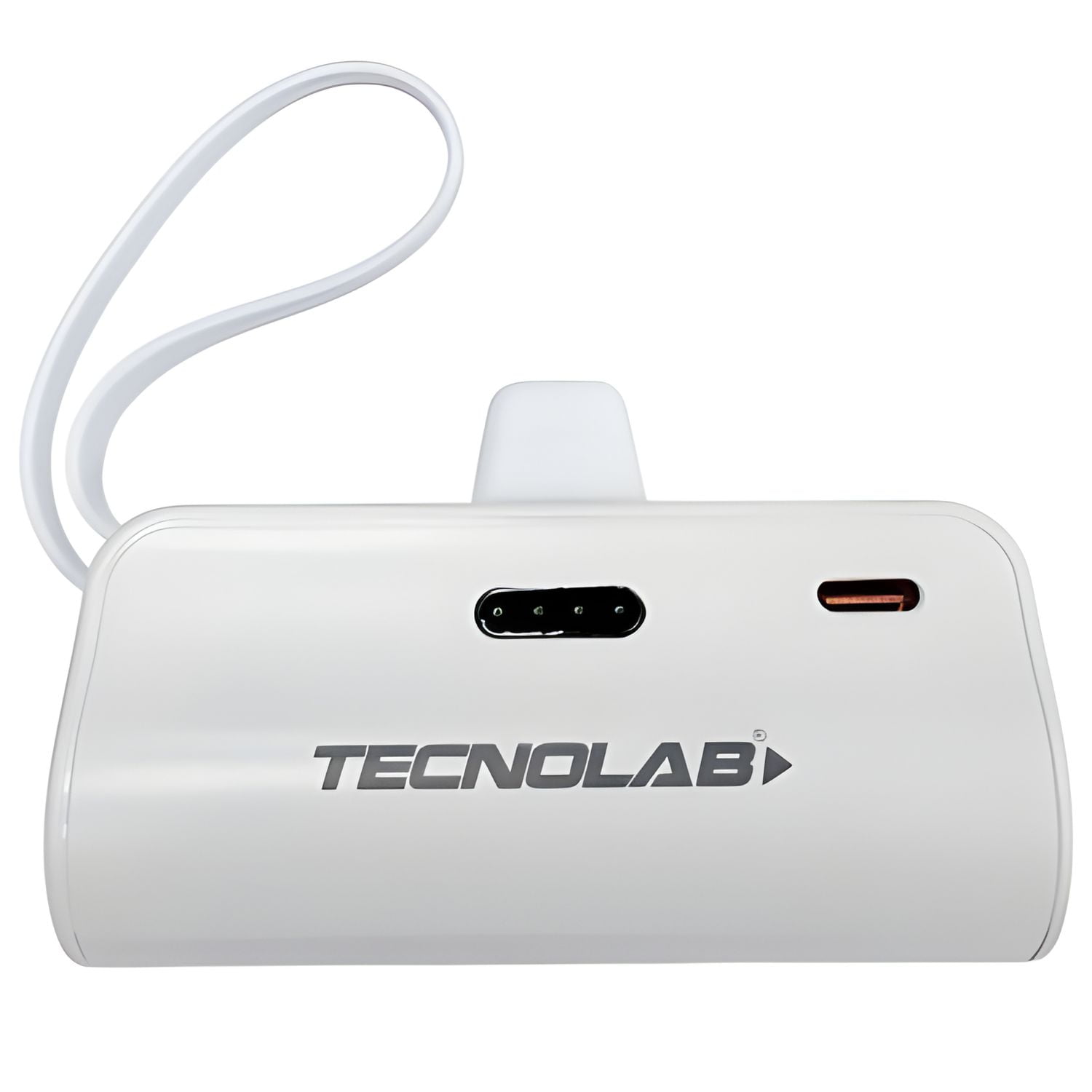 Tecnolab - Powerbank 10000mah 20w Usb-c Y Lightning Blanco - Ps