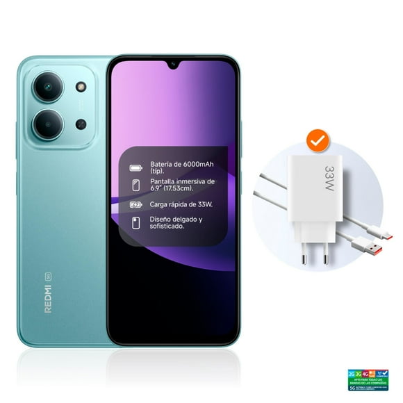 Smartphone Redmi 15C 256GB 5G Verde