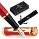 thumbnail image 1 of Pluma estilográfica Wordsworth & Black con punta mediana dorada de 18 quilates, 1 of 9