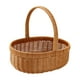 thumbnail image 4 of Cestas de flores Cesta de almacenamiento tejida a mano, Cesta de compras de granja, Cesta de picnic de ratán de imitación para reunión de picnic de bo S, 4 of 5