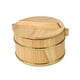thumbnail image 2 of Cubo De Arroz Humeante De Madera Duradero Con Tapa Para Aperitivo De Restaurante Casero 18cmx18cmx12cm, 2 of 5