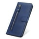 thumbnail image 4 of Funda con Cremallera para Xiaomi Redmi A3, Carcasa Cartera de Cuero PU con Soporte y Tarjetero, 4 of 6