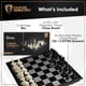 thumbnail image 2 of Juego de ajedrez de viaje con armería de ajedrez magnético con caja de almacenamiento, 2 of 7