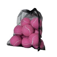 Magideal - 12 Pelotas De Tenis, Pelotas De Juego De 2,52"" De Diámetro, Pelotas De Entrenamiento, Pelotas De Práctica Para Juegos, Deportes De Raqueta, Principian Rosa