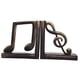 thumbnail image 2 of 2x Notas Musicales Boodends Regalos Navideños Resistentes Resina Para Estante Dormitorio Oficina Marrón, 2 of 5