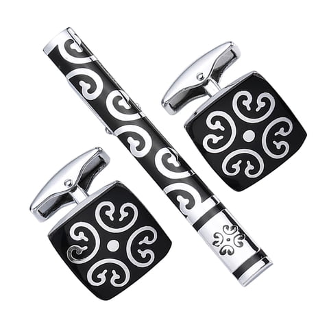 Magideal - Gemelos De Clip De Para Hombre Para , Negocios, Reuniones Y La Cotidiana - Negro