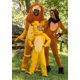 thumbnail image 5 of Disfraz de Simba de El Rey León de Disney para niños pequeños, mono de felpa con cola, tocado, guantes y cubrezapatos 4T, amarillo, 5 of 9